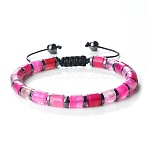 Bohemian Style Unique Design Beaded Bracelets, Column Natural Agate Adjustable Bracelets for Women(GO1356-3)