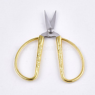 Sharp Carbon Iron Scissors, Gold, 85x53x6mm(TOOL-S010-05)
