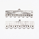 Antique Silver Rectangle Tibetan Style Chandelier Components Links(X-LF1008Y)-1