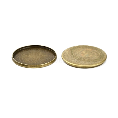 Iron Plain Edge Bezel Cups(MAK-Q011-25AB-25mm)-2