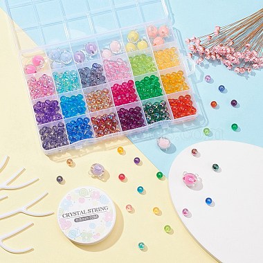 DIY Candy Color Bracelet Making Kit(DIY-YW0007-39)-6