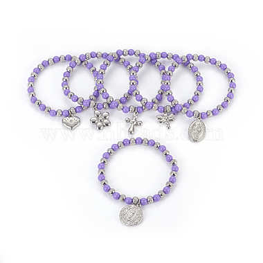 Lilac Stainless Steel Bracelets