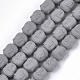 Spray Painted Non-magnetic Synthetic Hematite Beads Strands(G-T116-28-11)-1