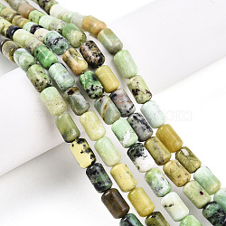 Natural Serpentine Beads Strands, Barrel, 9.5~10.5x6~7mm, Hole: 0.7mm, about 38pcs/strand, 15.16~15.35 inch(38.5~39cm)(G-N346-01B-04)