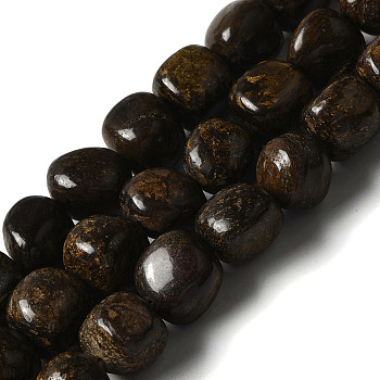Natural Bronzite Beads Strands, Nuggets, Tumbled Stone, 8.5~11.5x8~11x8~10mm, Hole: 1.1mm, about 36~42pcs/strand, 15.55~15.94''(39.5~40.5cm)