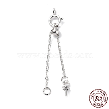 Real Platinum Plated Sterling Silver Chain Extender