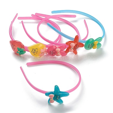 Mixed Color Plastic Hair Bands
