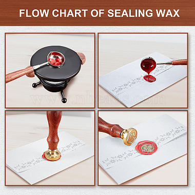 Brass Wax Seal Stamp with Handle(AJEW-WH0184-1012)-4