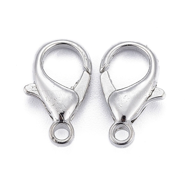 Zinc Alloy Lobster Claw Clasps(E105)-2