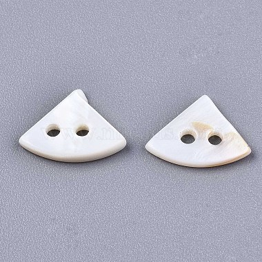 Natural Freshwater Shell Buttons(SHEL-R113-03)-2