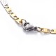 304 Stainless Steel Mariner Link Chain Necklaces(NJEW-F261-12GP)-2