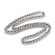 304 Stainless Steel Wheat Chain Necklaces(NJEW-F242-14P-F)-1