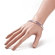 2 stücke 2 stil natürliche perle & glas saatperlen stretch-armbänder set(BJEW-JB09032)-6