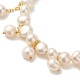 Natural Pearl Beads Charm Bracelets(BJEW-C051-50G)-2