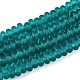Handmade Frosted Lampwork Beads Strands(LAMP-T007-10F)-1