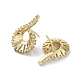 Teardrop Brass Stud Earrings(EJEW-M245-16G)-2