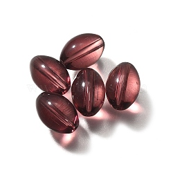 K9 Glass, Imitation Austrian Crystal Beads, Oval, Indian Red, 11x8mm, Hole: 1.8mm(GLAA-R004-01M)