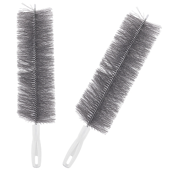 Plastic & Nylon Brushes, Cleaning Tool, Gray, 400x80mm, Hole: 19x5.5mm