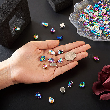 cheriswelry 100piezas 10 colores para coser diamantes de imitación(DIY-CW0001-38)-8