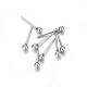 304 Stainless Steel Stud Earrings(EJEW-P161-01P)-1