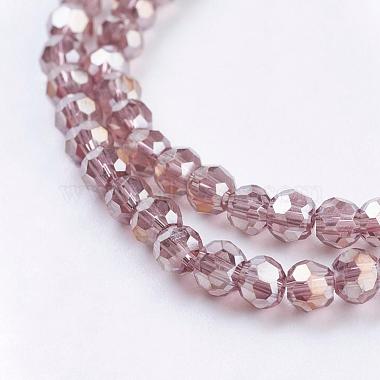 Faceted(32 Facets) Round Electroplate AB Color Plated Glass Beads Strands(X-EGLA-D021-81)-3
