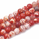 Dyed Natural Crackle Agate Beads Strands(X-G-T100-03C)-2