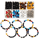 DIY Gemstone Chakra Bracelet Making Kit(DIY-SC0020-11B)-1