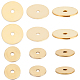 beebeecraft 400piezas 2 estilos conjuntos de cuentas espaciadoras de latón(KK-BBC0008-60)-1