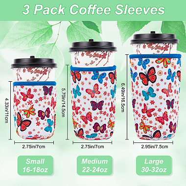 COFFEE SLEEVES, SMALL, MEDIUM & LARGE