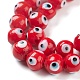 hebras malos hechos a mano de perlas de cristal de murano ojo(LAMP-M015-01B)-4