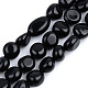 Natural Black Obsidian Beads Strands(G-S359-151)-1