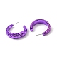 Twist Ring Acrylic Stud Earrings(EJEW-P251-24)-3
