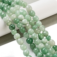 Natural Green Aventurine Beads Strands, Nuggets, Tumbled Stone, 6.5~9x6.5~9x6.5~9mm, Hole: 1mm, about 51pcs/strand, 15.16~15.35''(38.5~39cm)(G-D081-A12-01)