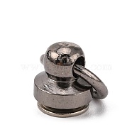 Accessories, Brass Screw nut, Iron Screws, Gunmetal, 17x8mm, Hole: 7mm(FIND-P024-03B)