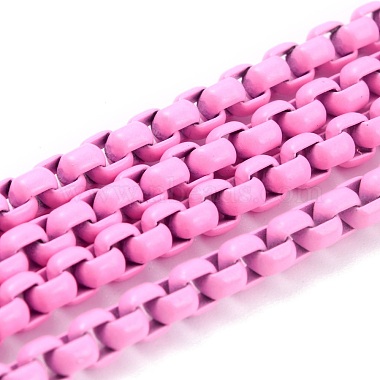 Pearl Pink Brass Cable Chains Chain