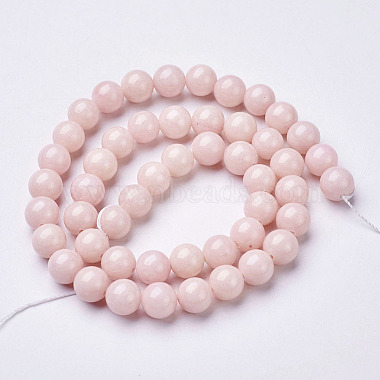 Natural Mashan Jade Round Beads Strands(G-D263-8mm-XS02)-6