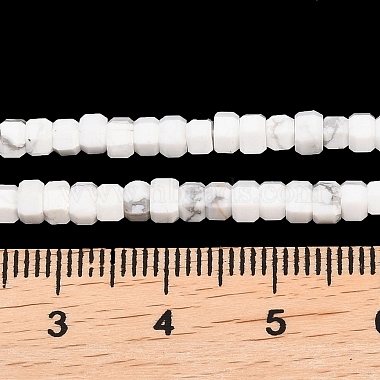 howlite naturelles brins de perles(G-G345-C01-2x4mm)-5