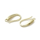 Brass Micro Pave Cubic Zirconia Earring Hooks(KK-C048-14F-G)-2
