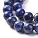 Lapis lazuli naturelles perles rondes brins(X-G-I181-09-8mm)-3