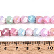 Anti-Tarnish Electroplate Glass Beads Strands(GLAA-T025-8mm-14A)-4