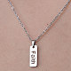201 Stainless Steel Hollow Word Faith Pendant Necklace(NJEW-OY001-34)-1