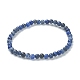 Natural Sodalite Beaded Stretch Bracelets(BJEW-A117-A-36)-2