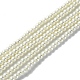 umweltfreundliche runde Perlenstränge aus gefärbtem Glasperlen(HY-A002-3mm-RB011)-1