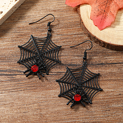 Halloween Creative Funny Acrylic Stud Earrings, Black, Spaceship(ZE1428-6)