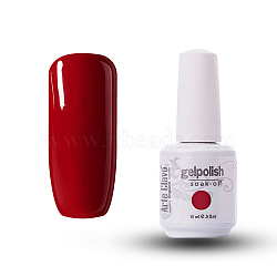 15ml Special Nail Gel, for Nail Art Stamping Print, Varnish Manicure Starter Kit, Dark Red, Bottle: 34x80mm(MRMJ-P006-D088)