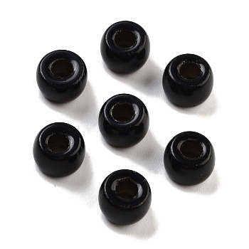 Natural Obsidian Beads, Barrel, 8~8.4x5~6.6mm, Hole: 2~3.2mm