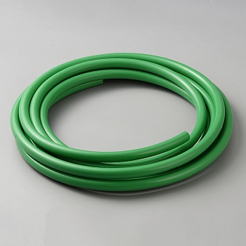 Aluminum-Plastic Curved Shaped Tube, Molding Styling Tube, DIY Flowers Stem, Green, 16mm, 6m/roll