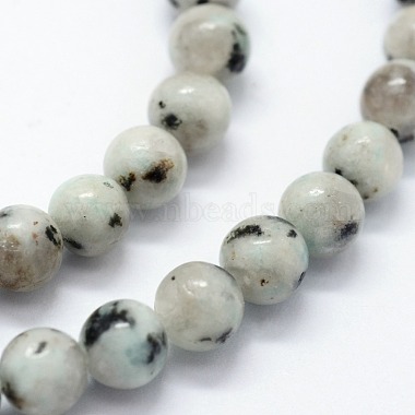 Jaspe de sésame naturel / perles de jaspe kiwi(G-I199-29-12mm)-3