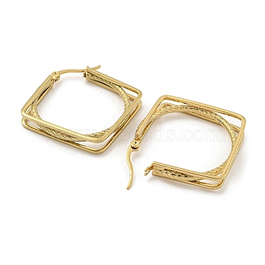 304 Stainless Steel Earrings for Women(EJEW-E305-17G-02)-2