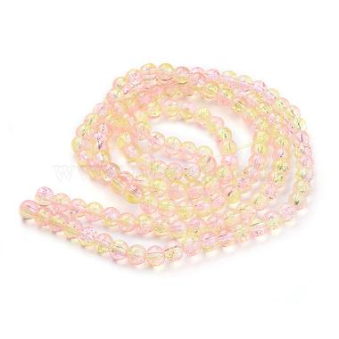 Spray Painted Crackle Glass Beads Strands(CCG-Q002-6mm-03)-3